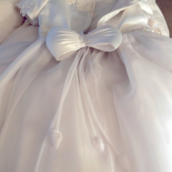 JJ Anjorden Formal appliqué pearls Dress Communion 7 prettier than pictu… - Picture 7 of 13